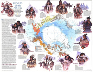Peoples Of The Arctic Map 1983