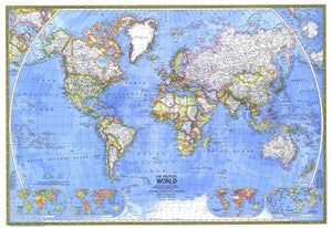 Political World Map 1975