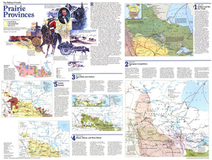 Prairie Provinces Map Side 2 1994