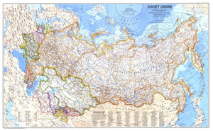 Soviet Union Map 1976