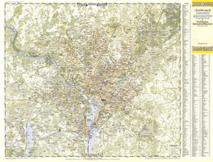 Suburban Washington DC, Maryland & Virginia Map 1948
