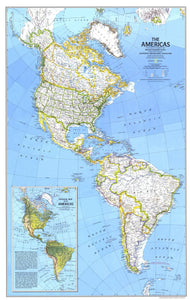 The Americas Map 1979