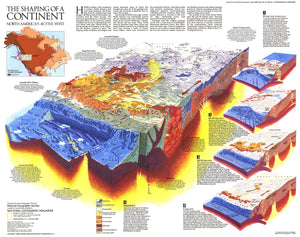 The Shaping Of A Continent Map