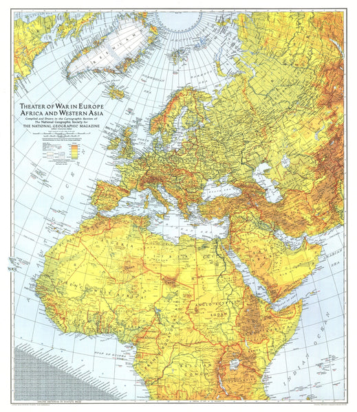 Theater Of War In Europe, Africa And Western Asia Map Maps.com