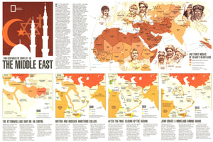 Two Centuries Of Conflict In The Middle East Map 1980