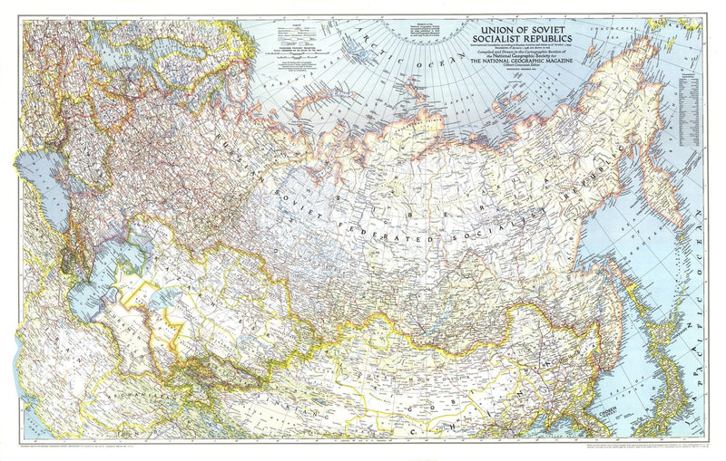 Union Of Soviet Socialist Republics,1938-1944 Map Maps.com