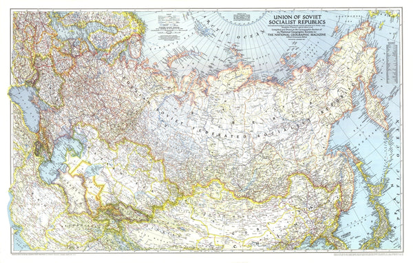 Union Of Soviet Socialist Republics,1938-1944 Map Maps.com