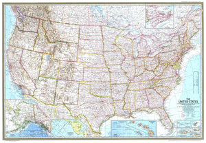 United States Map 1968
