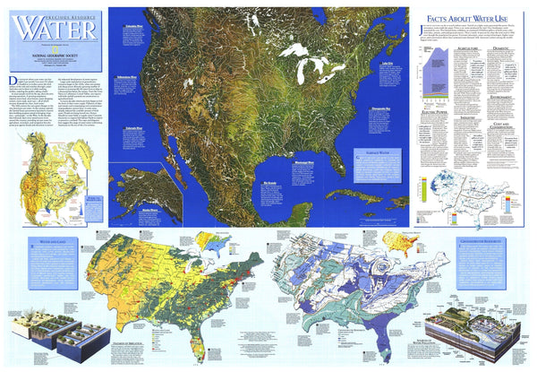 Waree Precious Water Precious Resource Map 1993 | Map Geek.com
