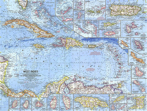 West Indies Map 1962