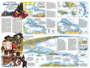 West Indies Map 1987 Side 2