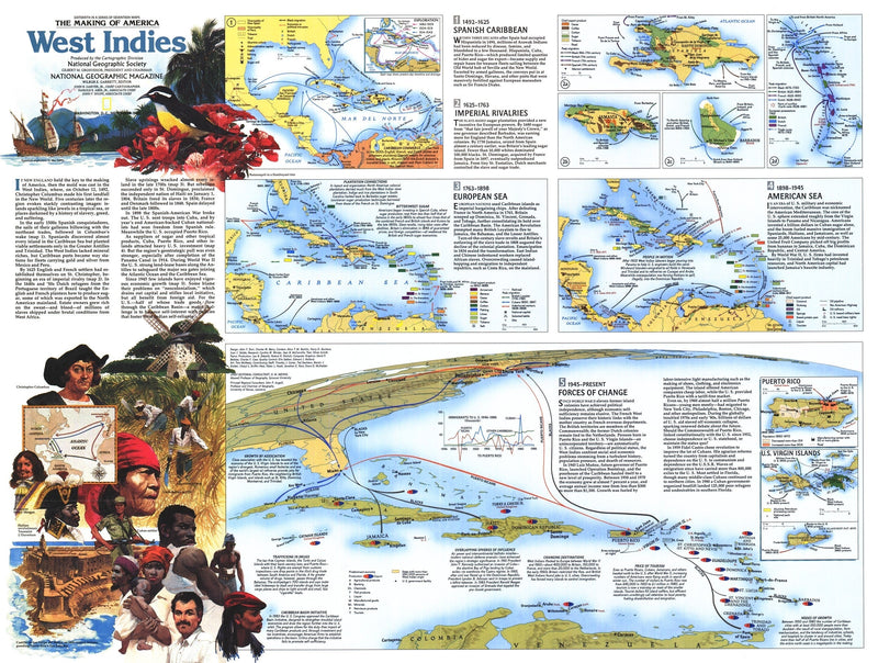 West Indies Map 1987 Side 2 Maps.com