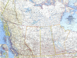 Western Canada Map 1966