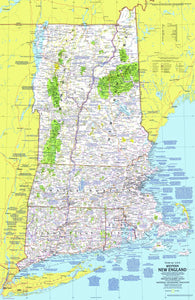 Western New England Map 1975