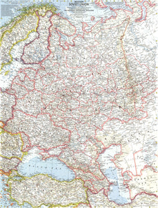 Western Soviet Union Map 1959