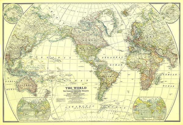 World Map 1922 Maps.com