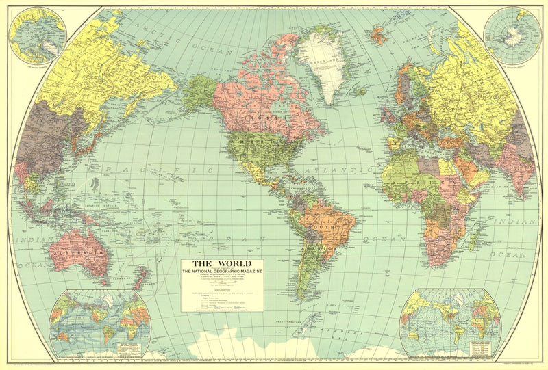 World Map 1932 Maps.com