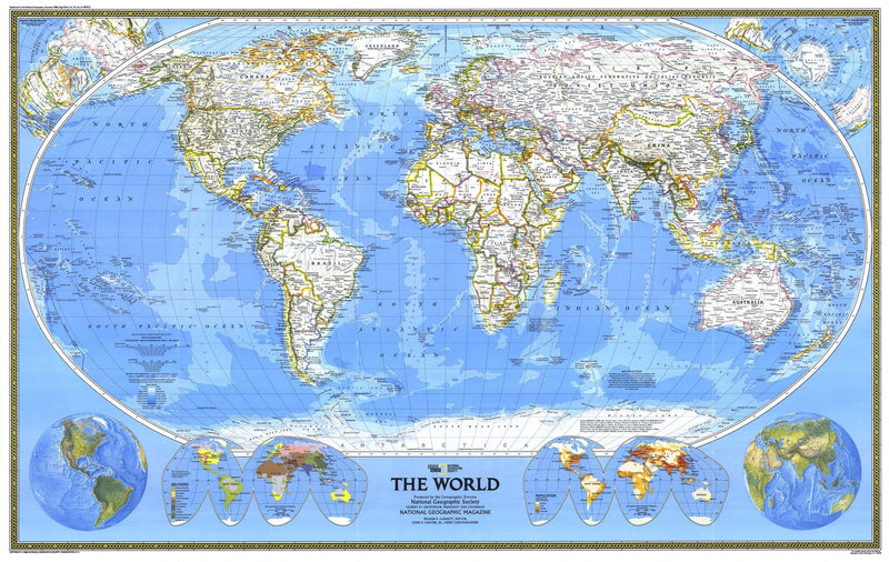 World Map 1988 Maps.com