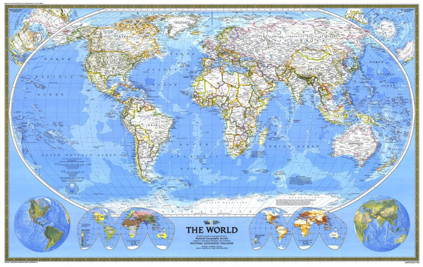 World Map 1988 Maps.com