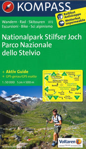 Nationalpark Stilfser Joch Hiking Map By Kompass