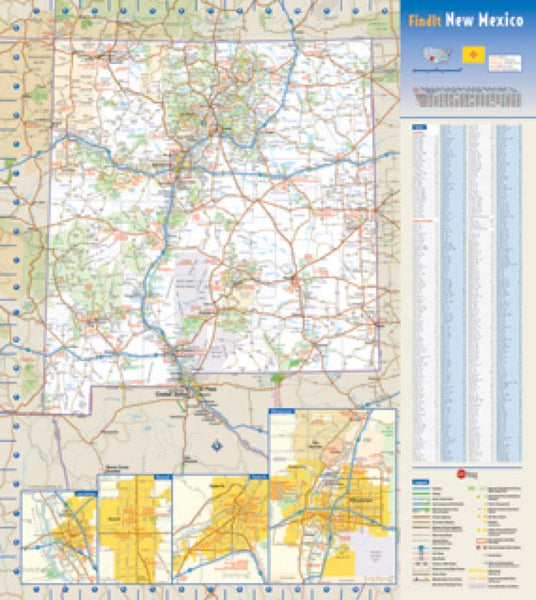 New Mexico Wall Map Maps.com