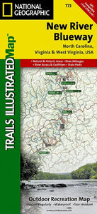 New River, Blueway, Folded Map by National Geographic
