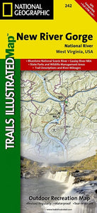 New River, Gorge, National River Folded Map by National Geographic