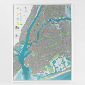New York City Map, Version 2 by Future Mapping Company