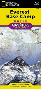 National Geographic Everest Base Camp Adventure Map
