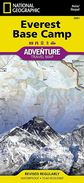 National Geographic Everest Base Camp Adventure Map Eastview
