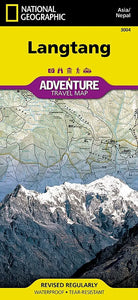 National Geographic Langtang Adventure Map