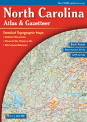 North Carolina State Atlas & Gazetteer | Map Geek.com