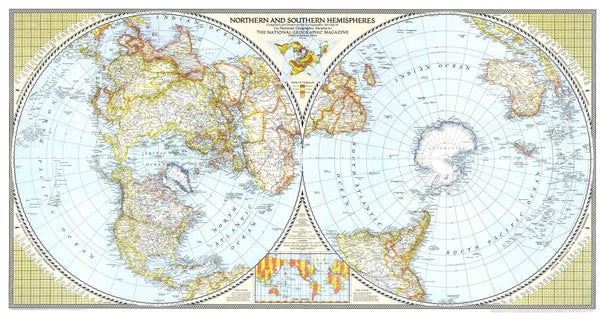 Northern And Southern Hemispheres Map Maps.com