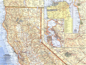 Northern California Map 1966