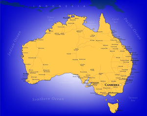 Australia Wall Map