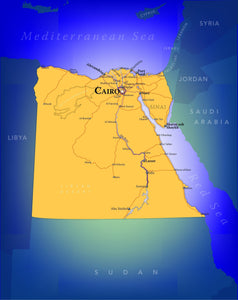 Egypt Wall Map
