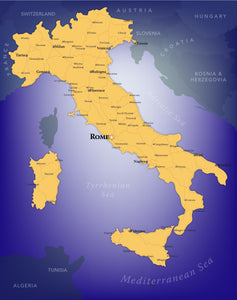 Italy Wall Map