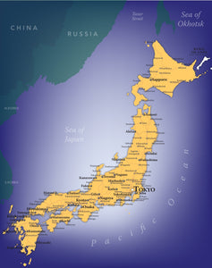 Japan Wall Map
