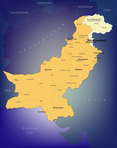 Pakistan Wall Map