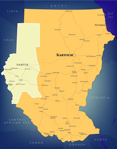 Sudan Wall Map