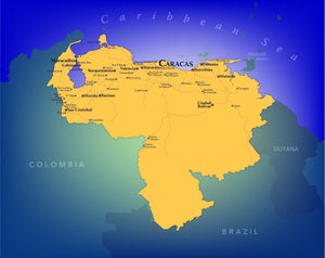 Venezuela Wall Map
