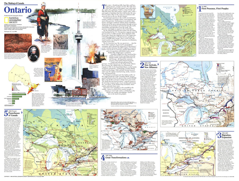 Ontario Map 1996 Side 1 Maps.com