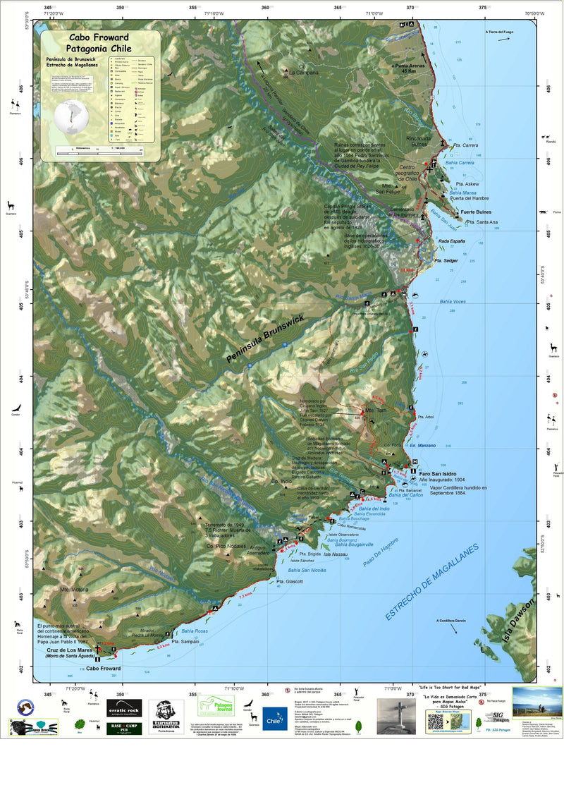 Cabo Froward Maps.com