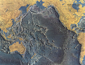 Pacific Ocean Floor Map 1969