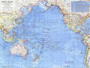 Pacific Ocean Map 1969