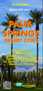 Palm Springs and Desert City Map by Global Graphics