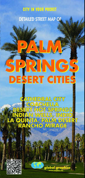 Cover of Palm Springs and Desert City Map by Global Graphics
