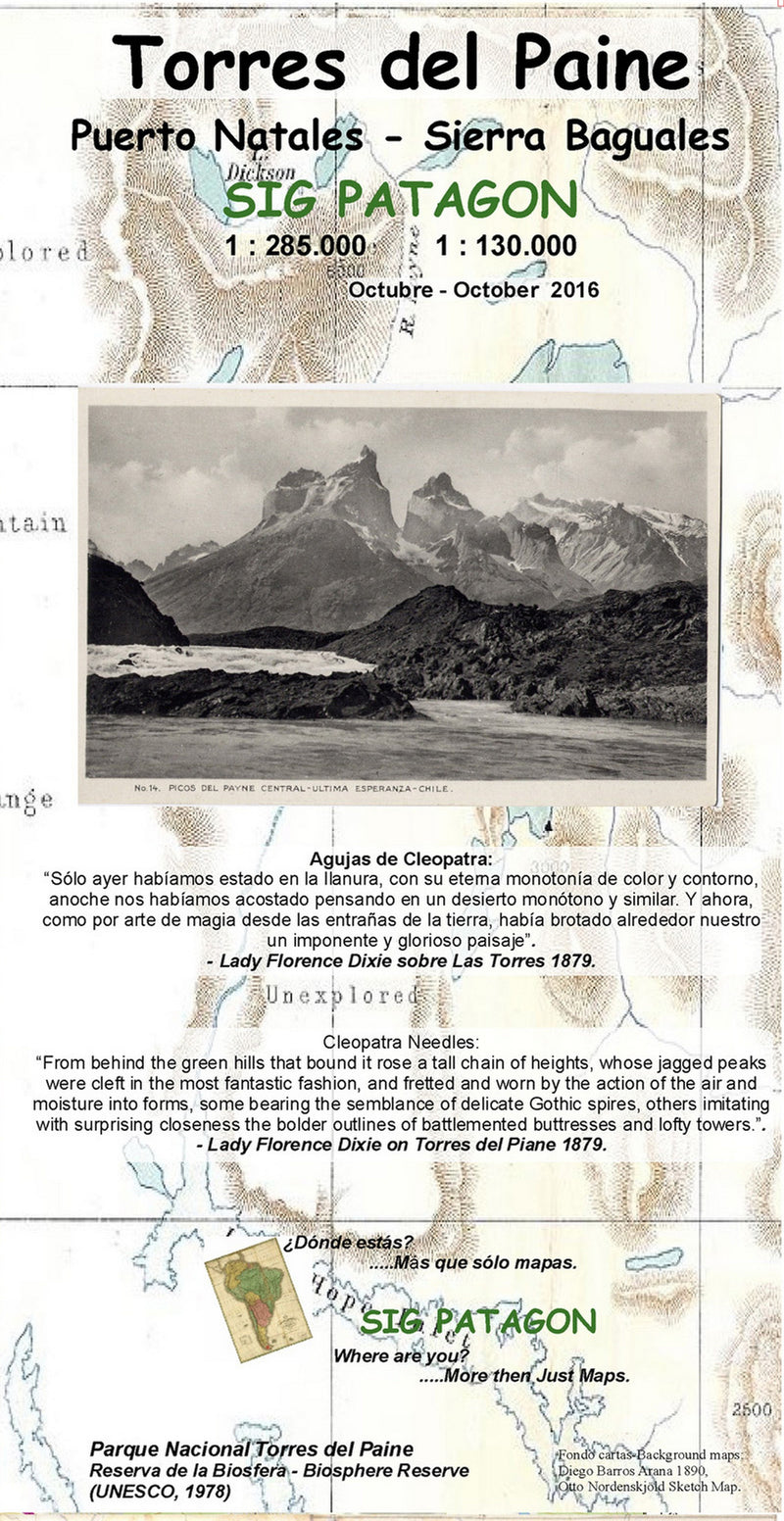 Torres del Paine Travel Map (Spanish Edition) Eastview