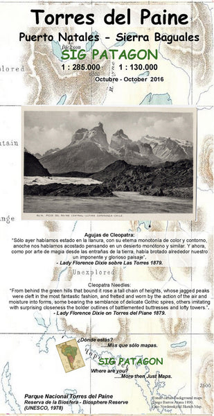 Torres del Paine Travel Map (Spanish Edition) Eastview