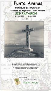Punta Arenas Brunswick Peninsula Travel Map (Spanish Edition)